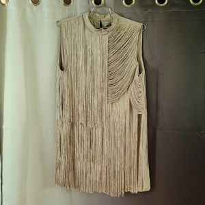 ASOS Gray Tassel Dress